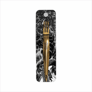 Widelec stalowy Alpha Hookah F**K Gold