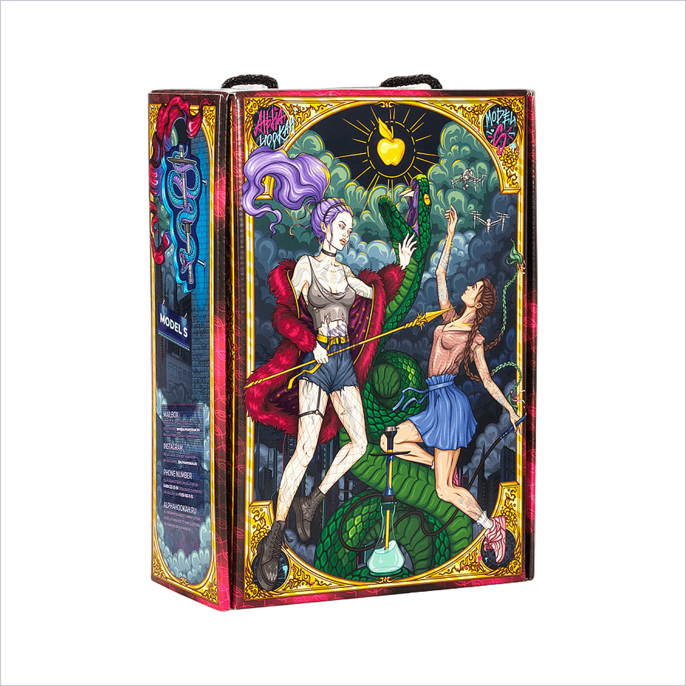 Alpha Hookah Model S Erida opakowanie Hookah Alpha Hookah Model S Snow White