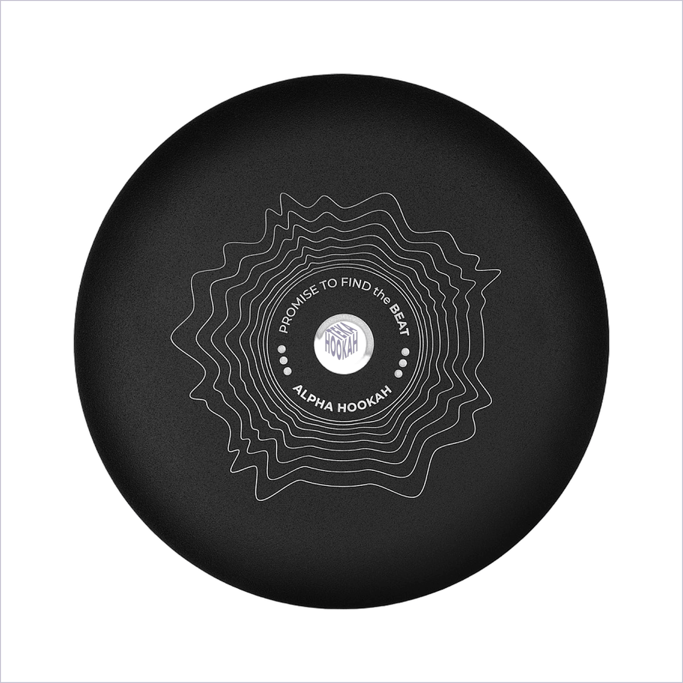 ALPHA HOOKAH - BEAT WHITE Silver 2 Hookah Alpha Hookah Beat White Silver