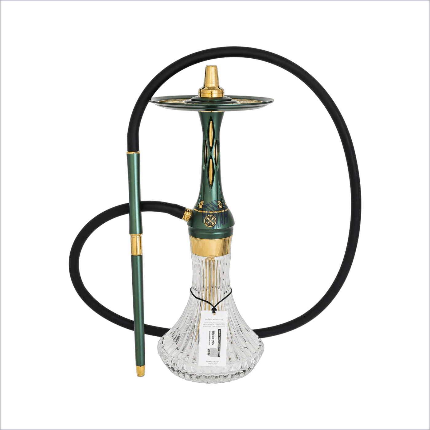 bld2 Shisha Blade Hookah M2 Mini Green-Gold