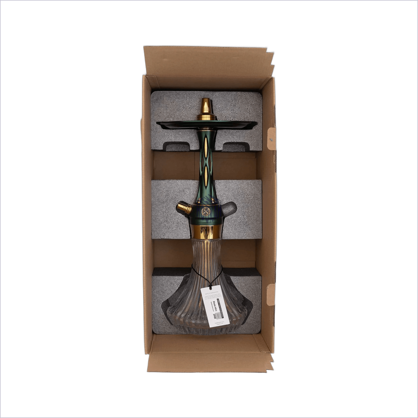 bld5 Shisha Blade Hookah M2 Mini Green-Gold